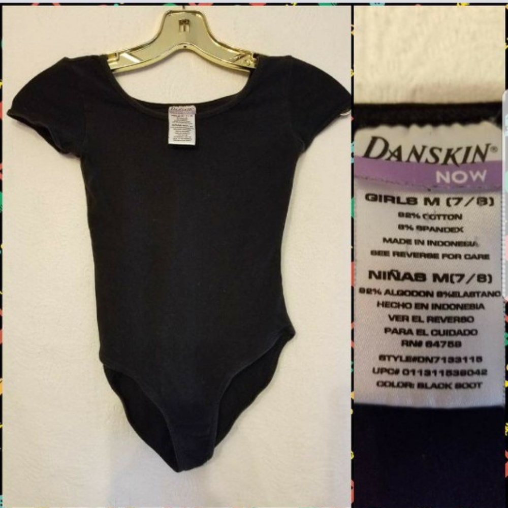 Danskin Now black leotard